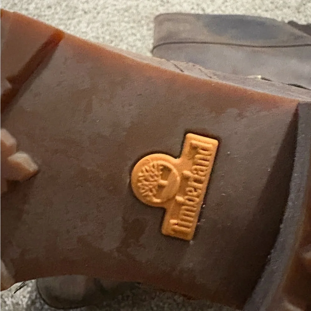 Timberlan Brown Leather Knee-High Boots - Picture 6 of 7